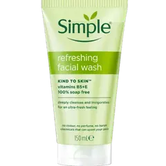 Simple Face Wash Kind to Skin Refreshing Gel 150ml - Rokomari